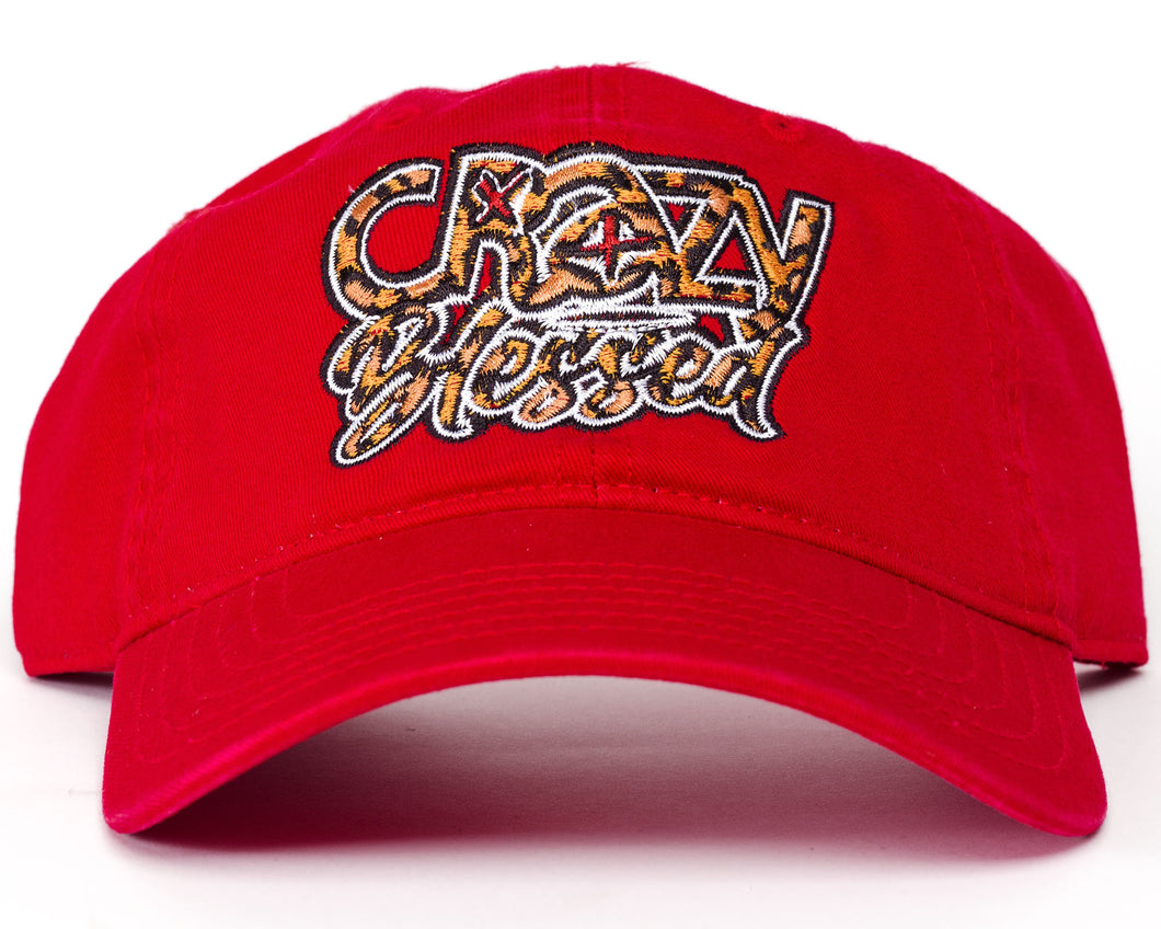 Dad Cap Cheetah Print | Red